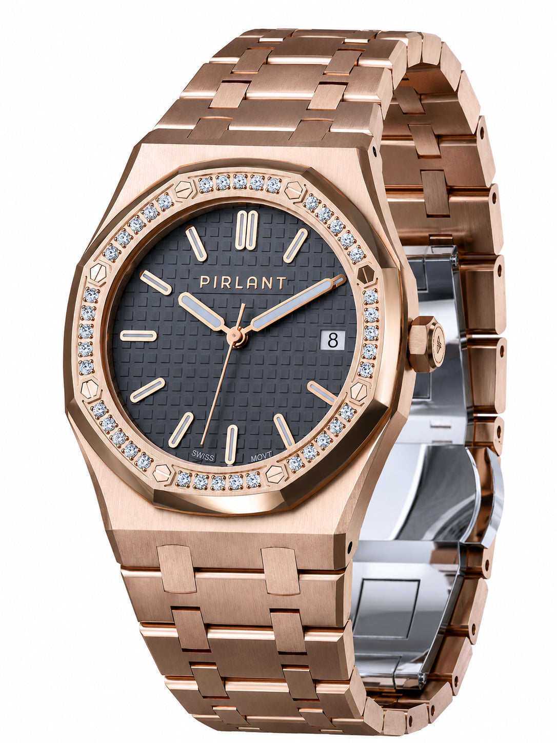 PIRLANT SBL04-5-GR Gray Dial Women's Classic Quartz Watch – 34 mm