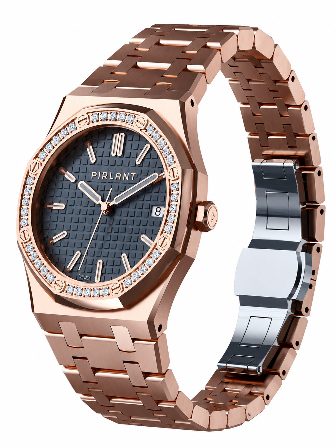 PIRLANT SBL04-5-GR Gray Dial Women's Classic Quartz Watch – 34 mm