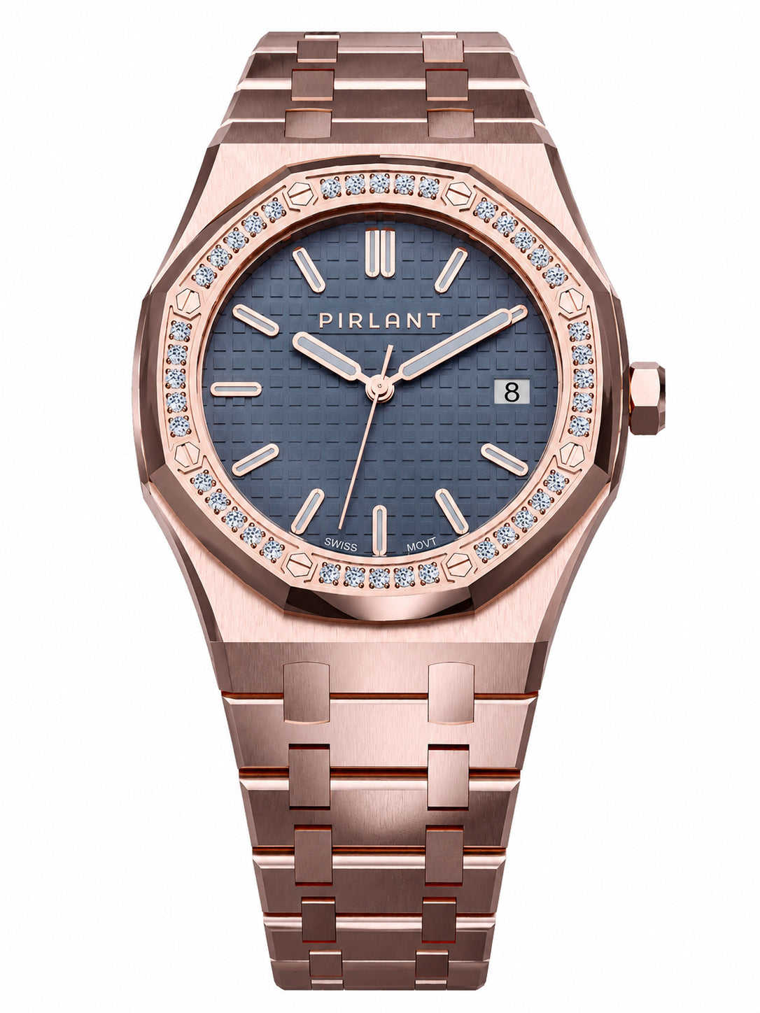 PIRLANT SBL04-5-GR Gray Dial Women's Classic Quartz Watch – 34 mm