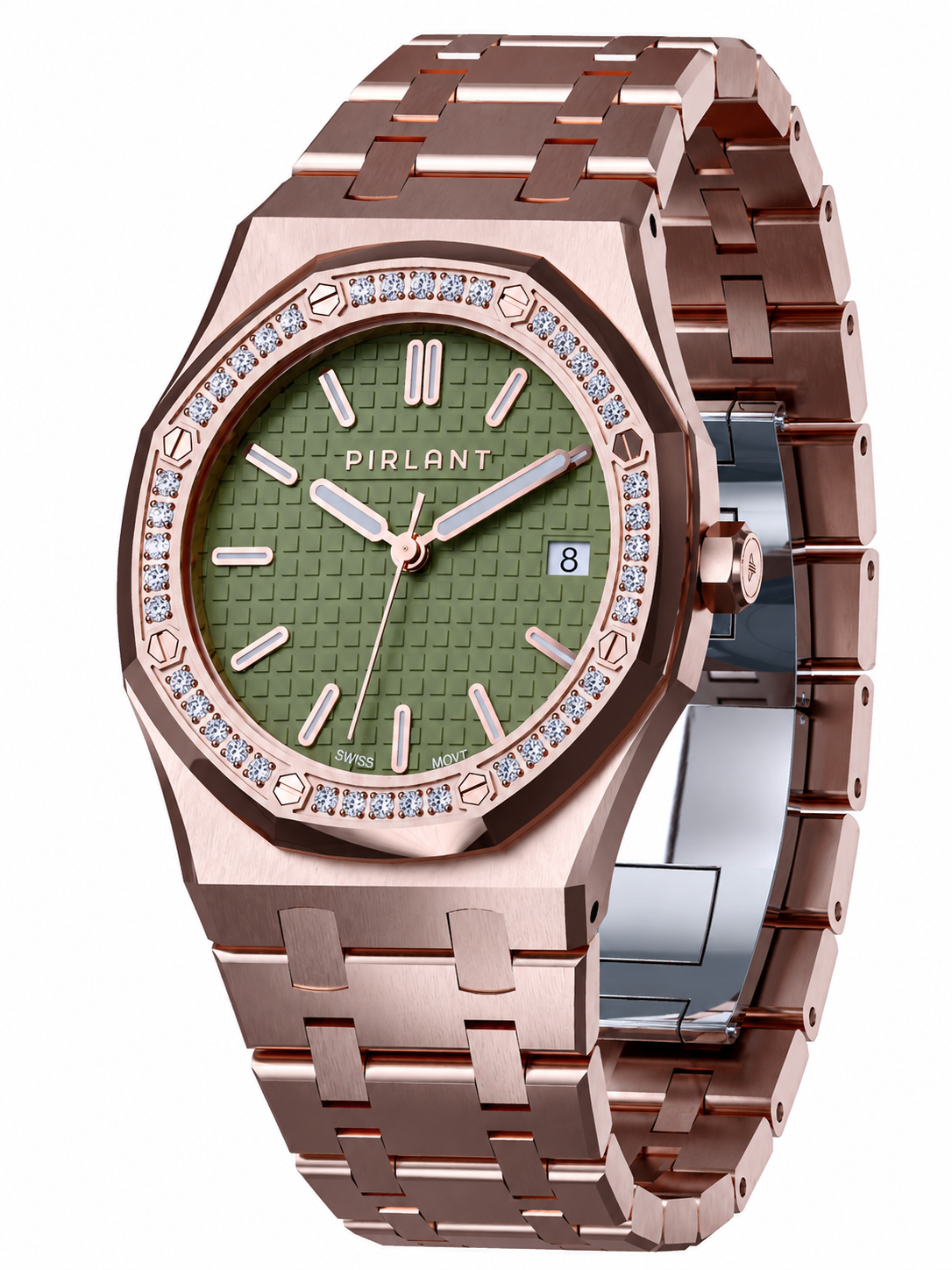 PIRLANT SBL04-5-YE Green Dial Women's Classic Quartz Watch – 34 mm Secondary image