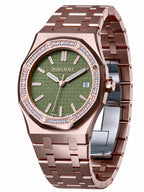 PIRLANT SBL04-5-YE Green Dial Women's Classic Quartz Watch – 34 mm
