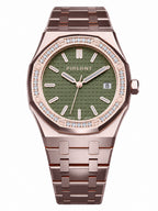 PIRLANT SBL04-5-YE Green Dial Women's Classic Quartz Watch – 34 mm