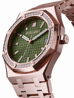 PIRLANT SBL04-5-YE Green Dial Women's Classic Quartz Watch – 34 mm