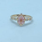 1.09 Carat Diamond Purpleganit Ring