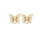 Butterfly Italian Gold Earrings