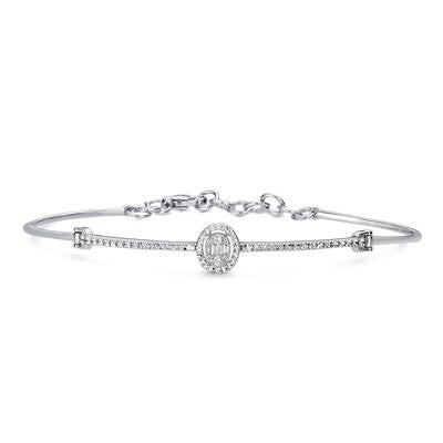 0.08 Carat Baguette Diamond Bracelet Secondary image