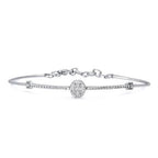 0.08 Carat Baguette Diamond Bracelet