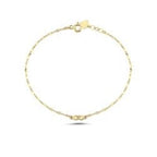 Infinity Boomerang Gold Bracelet