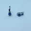 1.32 Carat Diamond Sapphire Earrings
