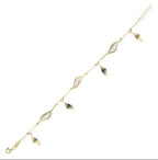Pink Mother-of-Pearl Gold Bracelet