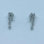 0.44 Carat Diamond Earrings