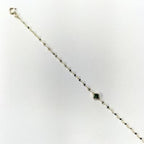 Round Green Stone-Set Gold Bracelet