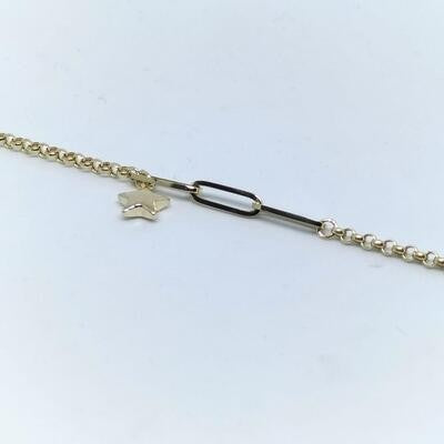 8K Drop Star Gold Bracelet