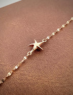 14K Gold Boomerang DenizStar Bracelet