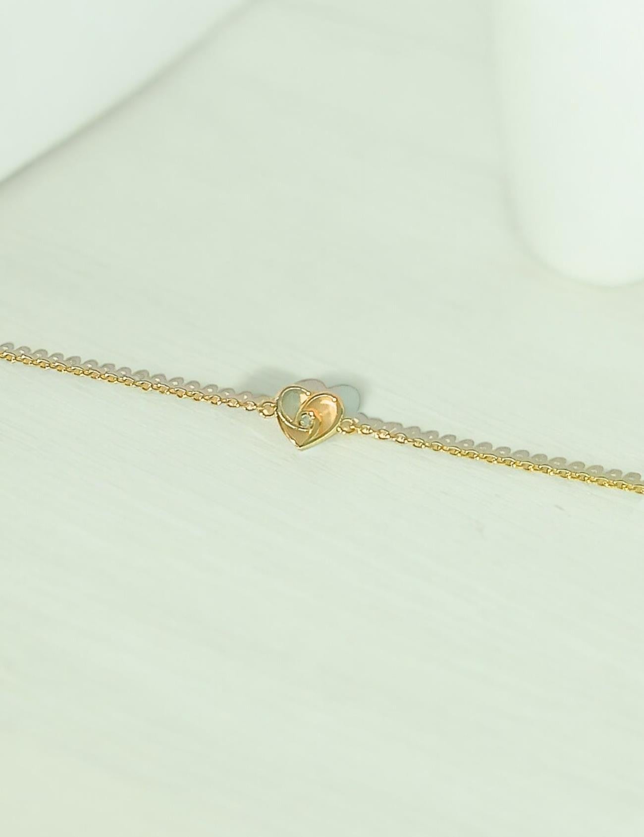 Heart Gold Bracelet