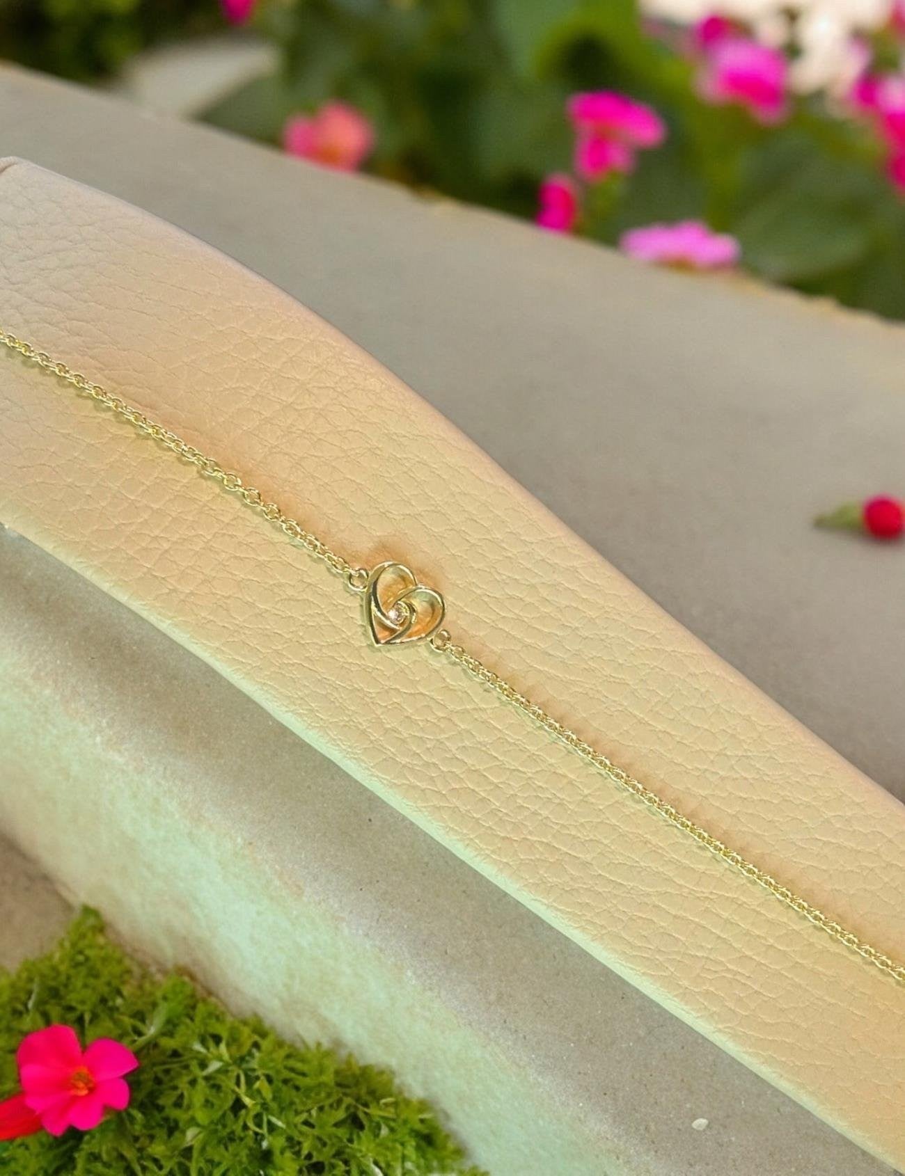 Heart Gold Bracelet